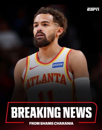 Atl Hawks Trae young Black Large/Extra Large Adult Unisex Jersey (New)