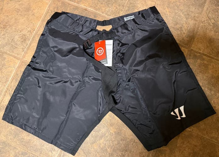 NEW BLACK HOCKEY PANT COVER UPS SIZE LARGE
