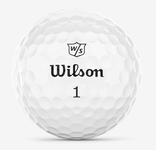 Wilson Staff Triad Golf Balls (WHITE, 2pk) NEW