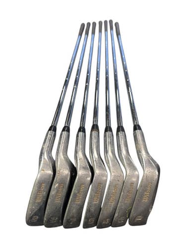 Wilson Used Right Handed Men's Regular Flex Steel Shaft 7 Pieces Iron Set