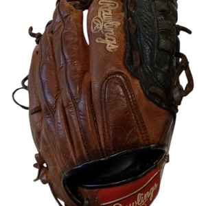 Used Rawlings D115PT BB/SB Glove RH Throw Black And Tan 11 1/2" 11862-S000092085