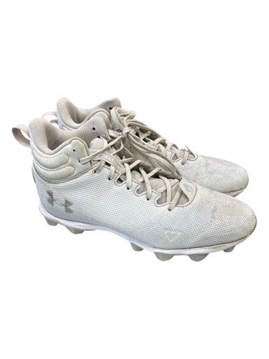 Used Under Armour Adult FB Cleats White Senior 11 11862-S000092099