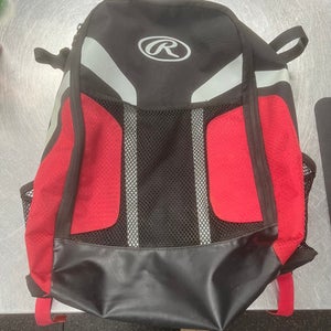 Used Rawlings BACKPACK BB/SB Player Backpack Black 11497-S000154628
