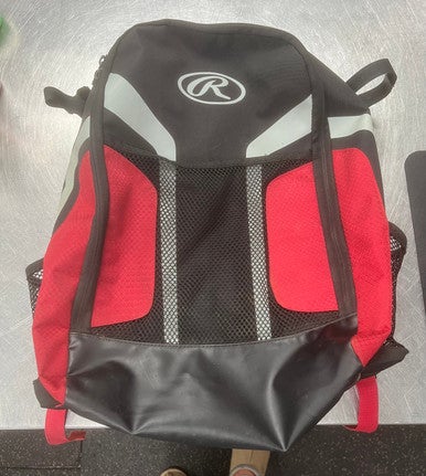 Used Rawlings BACKPACK BB/SB Player Backpack Black 11497-S000154628