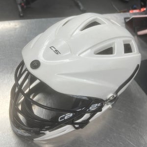 Used Cascade CS Lacrosse Helmet White One Size 11497-S000154623