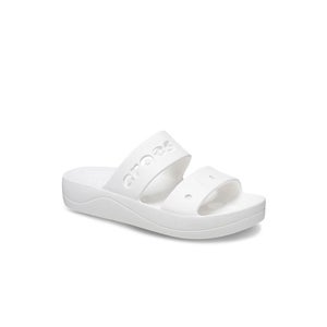 Crocs Baya 208188-100 Sandals Women's US 8 White Round Toe Platform GBO1625