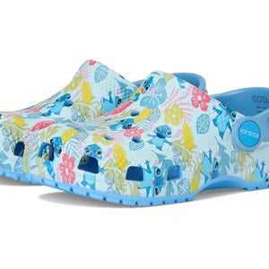 Crocs Classic 209471-4TB Clog Toddler 8 Blue Disney Stitch Casual Shoes GBO1601