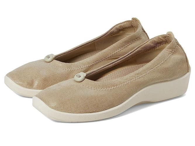 Arcopedico L14 4231-J54 Women's US 9 Taupe Kaleidos Slip-On Flat Shoes ZOGG2622