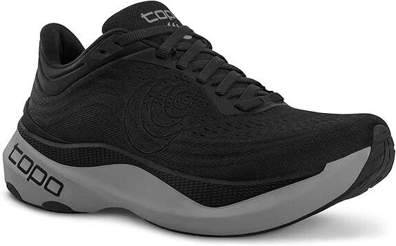 Topo Athletic Aura Sneaker Men's US 14 Black Charcoal Road Running Shoes RHS6781