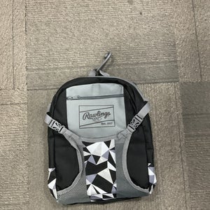 Used Rawlings YOUTH BACKPACK BB/SB Player Backpack Black 11614-S000228220