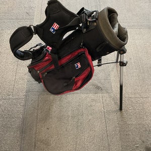 Used US Kids STAND BAG Jr Stand Bag Black And Red 11614-S000228216