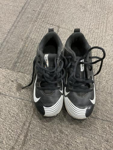 Used Nike NIKEBSBL VAPOR BB/SB Cleats Black Youth 12.0 11614-S000228250