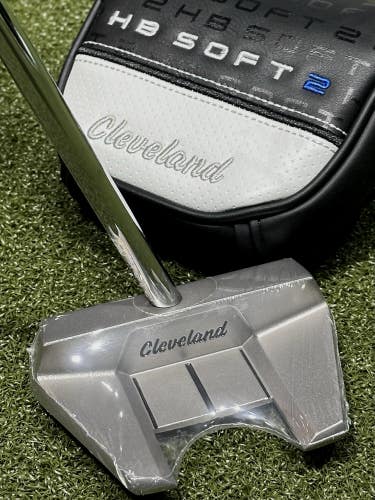 Cleveland HB Soft 2 #11C Center Shaft Putter Right Hand Steel 35" w/ Cover NEW