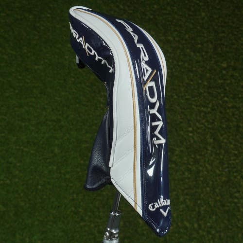 CALLAWAY PARADYM FAIRWAY WOOD HEADCOVER NAVY / WHITE CHANGEABLE #'S ~ LOOK!!