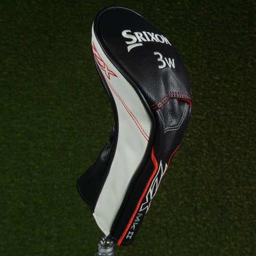 SRIXON ZX MK II 3 FAIRWAY WOOD 3W HEADCOVER BLACK / WHITE / RED ~ LOOK!!