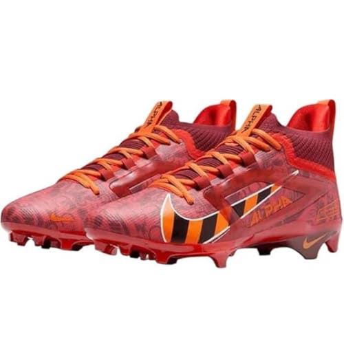 Nike Alpha Menace 4 Elite NRG FQ4046-600 Mens Red Black Football Cleats GBNC1518