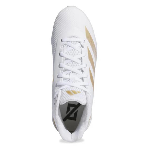 NEW!!! Adidas Adizero Impact.2 Men Wite/ Gold Football‎ Cleats Sz 11.5 IF5106 Adidas Adizero Impact.2 IF5106 Men main image 4