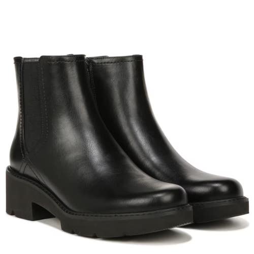 Naturalizer Cade Boots Women's 7 Black Side Zip Round Toe Ankle Chelsea lion953