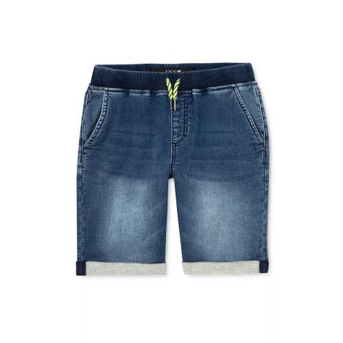 Joe's Jeans Jogger Shorts Kids Large Blue Denim Cotton Stretch Slim Fit RED898