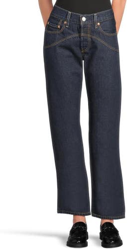 Levi's 501 90's Western Jeans Womens 28X30 Blue Denim Cotton Coin Pockets RED911