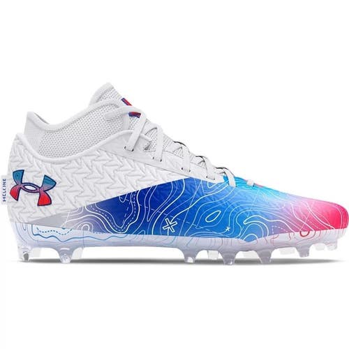 Under Armour Spotlight Clone 4 MC TX Men's US 12 White Football Cleat GBNC1581