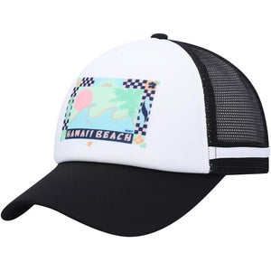 Roxy Dig This Trucker Hat Women's OS White Black Adjustable Snapback Cap RED940