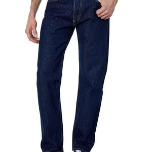 Levi's 501 Original Jeans Men's 34X34 Blue Cotton 5-Pockets Straight Leg RED923