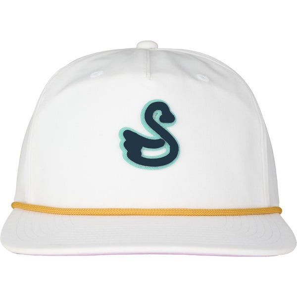 Swannies Mens "Silas" Snapback Adjustable Golf Hat Cap Color: White NEW!