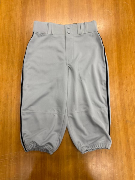 Champro Grey/Black Knicker Baseball Pants: Adult Small