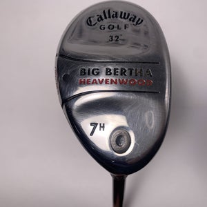 Callaway Big Bertha Heavenwood 7 Hybrid 32* RCH 75w Regular Graphite Mens RH