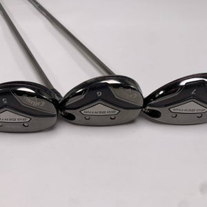 Callaway Big Bertha 2019 Hybrid Set 5 6 7 24* 27* 30* Recoil ESX 450 Ladies RH