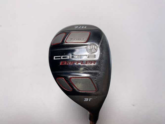 Cobra T-Rail + 7 Hybrid 31* Graphite Design Tour AD 65g Senior Graphite Mens RH