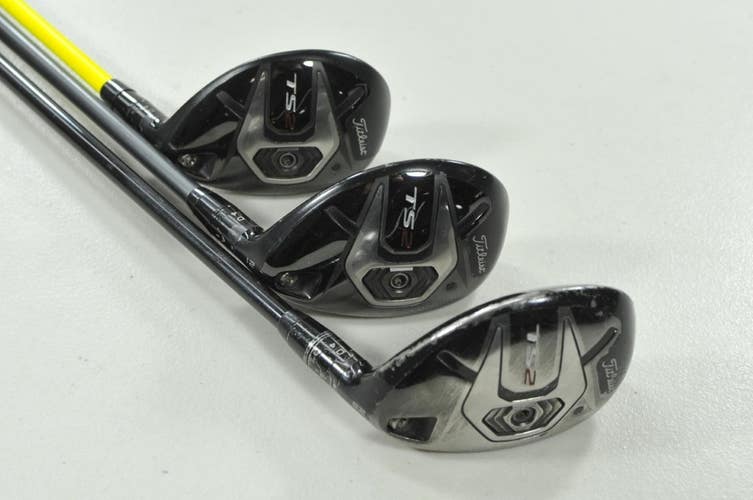 Titleist TS2 19*, 21*, 23* Hybrid Set Stiff/Regular Flex Right Graphite # 208378