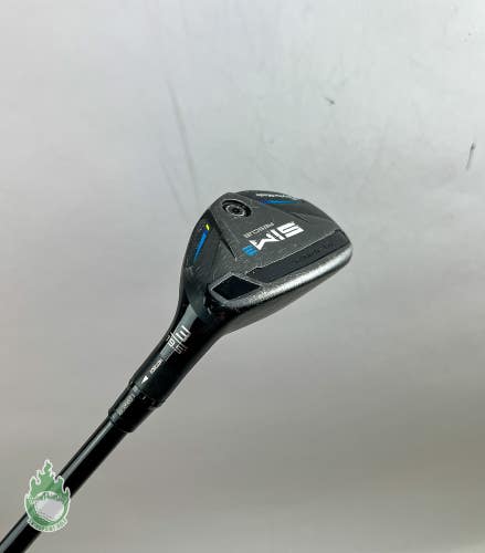 Used 2021 TaylorMade SIM 2 Rescue 3 Hybrid 19.5* Tensei 80g Stiff Graphite Golf