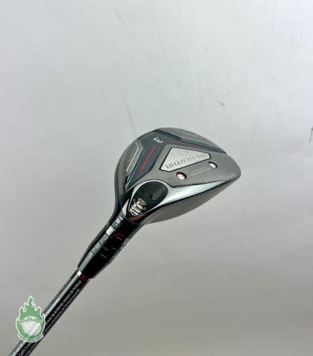 Used 2019 Callaway Big Bertha 3 Hybrid 18* Recoil Stiff Flex Graphite Golf Club