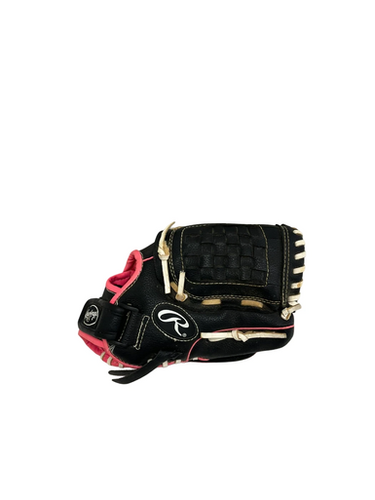 Used Rawlings PLAYERS SERIES RH Throw Fastpitch Gloves Black 10 1/2" 11692-S000145071