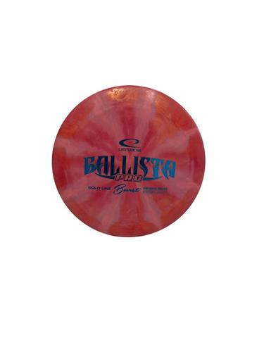 Used Latitude 64 BURST GOLD BALLISTA PRO Disc Golf Driver Red 173g 11692-S000145087