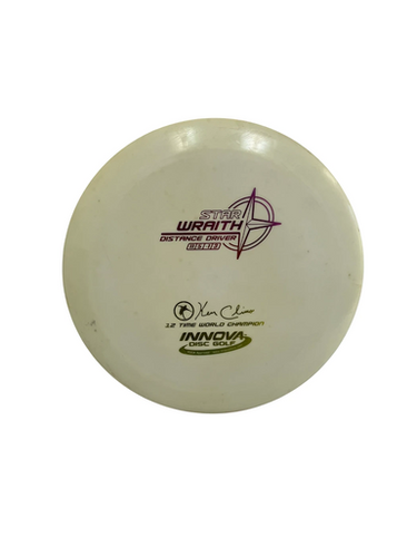 Used Innova STAR WRAITH Disc Golf Driver White 175g 11692-S000145081
