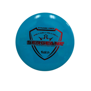 Used Dynamic Discs FUZION SERGEANT Disc Golf Driver Carolina Blue 174g 11692-S000145088