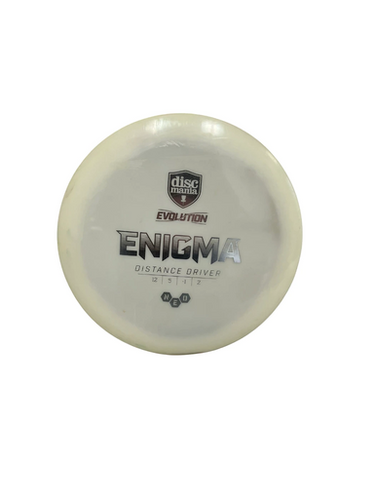 Used Discmania NEO EVOLUTION ENIGMA Disc Golf Driver White 172g 11692-S000145089