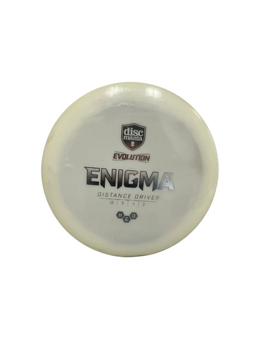Used Discmania NEO EVOLUTION ENIGMA Disc Golf Driver White 172g 11692-S000145089