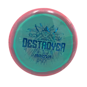 Used Innova HALO STAR DESTROYER Disc Golf Driver Sky Blue 163g 11692-S000145101