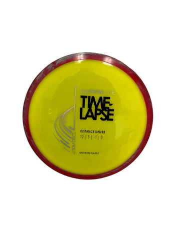 Used Axiom NEUTRON TIME LAPSE Disc Golf Driver Yellow 173g 11692-S000145098
