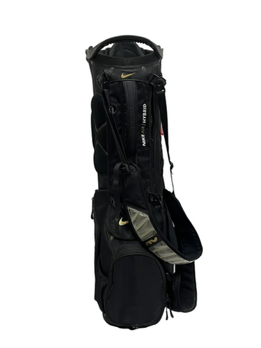 Used Nike AIR HYBRID Mens Stand Bag Black 11692-S000145165