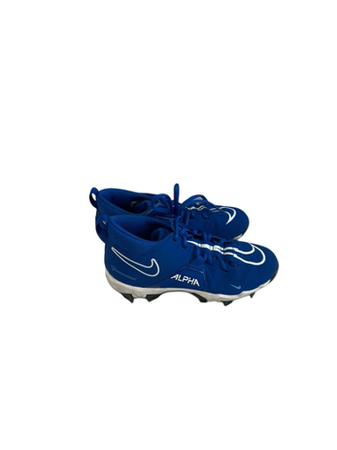 Used Nike ALPHA MENACE SHARK Jr FB Cleats Royal Blue Junior 04.5 11692-S000145229