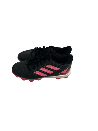Used Adidas ICON GIRLS BB/SB Cleats Black And Pink Junior 04.5 11692-S000145236