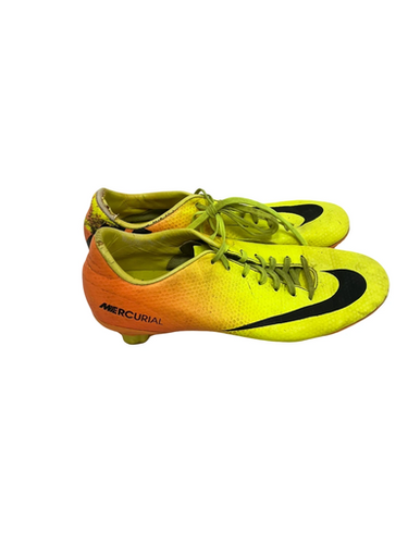 Used Nike MERCURIAL Soccer Cleats Optic Yellow Senior 8.5 11692-S000144504