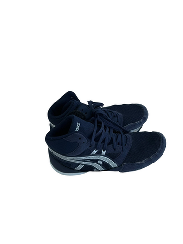 Used Asics SNAPDOWN Wrestling Shoes Navy Blue Senior 6 11692-S000145051