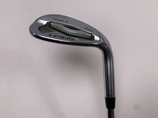 Ping Tour-S Chrome Lob Wedge LW 60* 10 S-Grind Black Dot DG S300 Stiff Mens RH