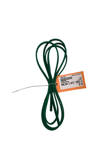 New RAWLINGS 3/16X72" GREEN LACE 11347-TNRB750